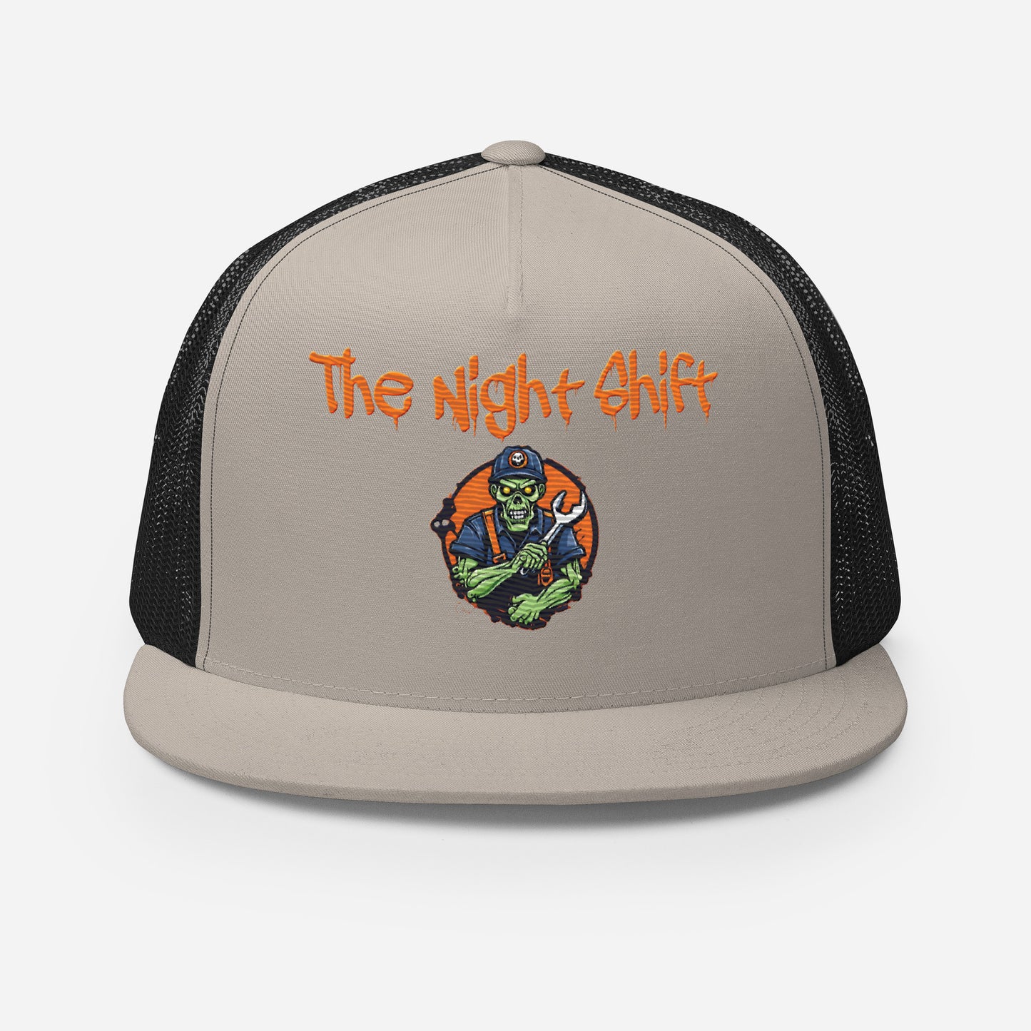 Don't Stop Till You Drop-Embroidered Snapback Trucker Hat The Night Shift Performance Street Gear by The Night Shift Automotive Apparel