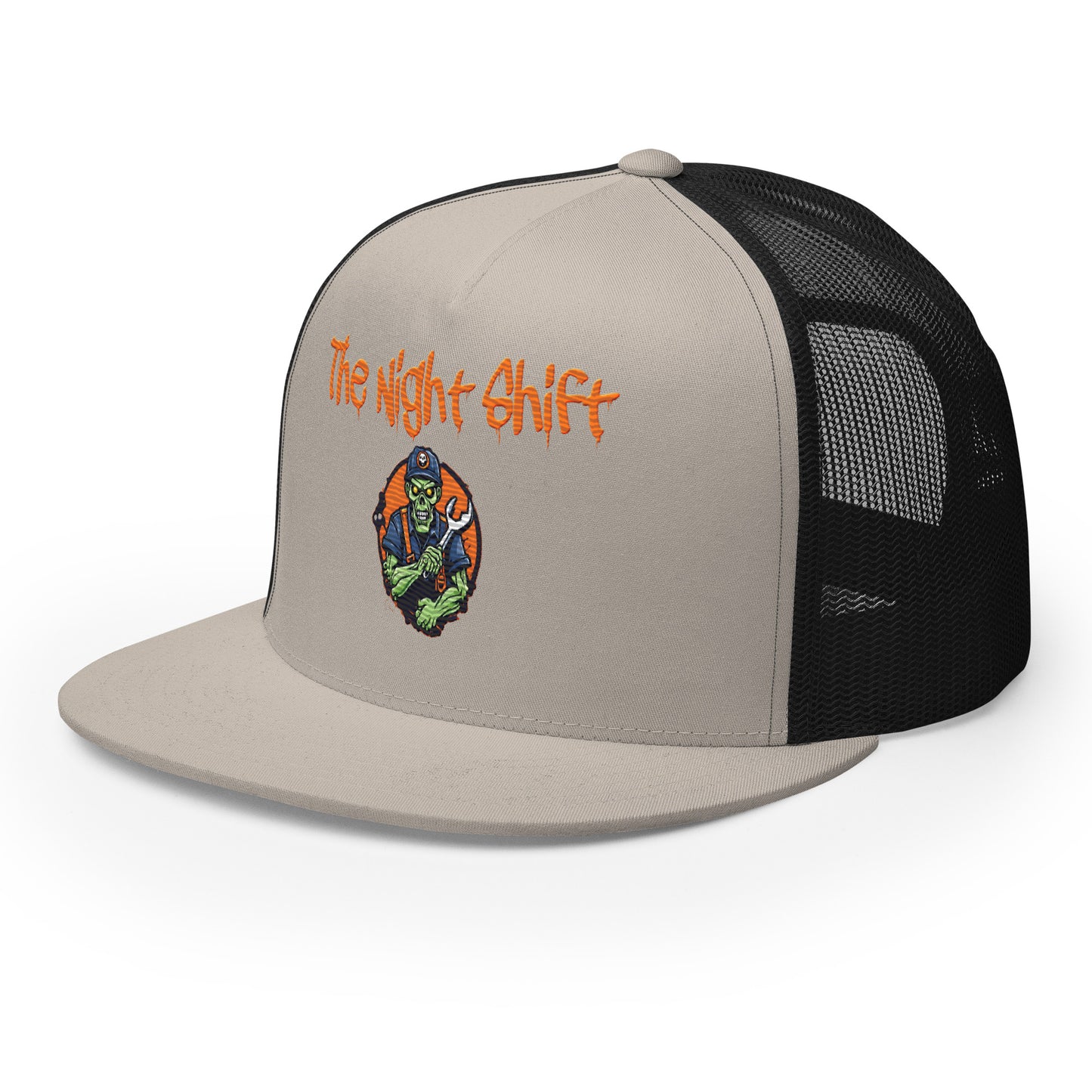 Don't Stop Till You Drop-Embroidered Snapback Trucker Hat The Night Shift Performance Street Gear by The Night Shift Automotive Apparel