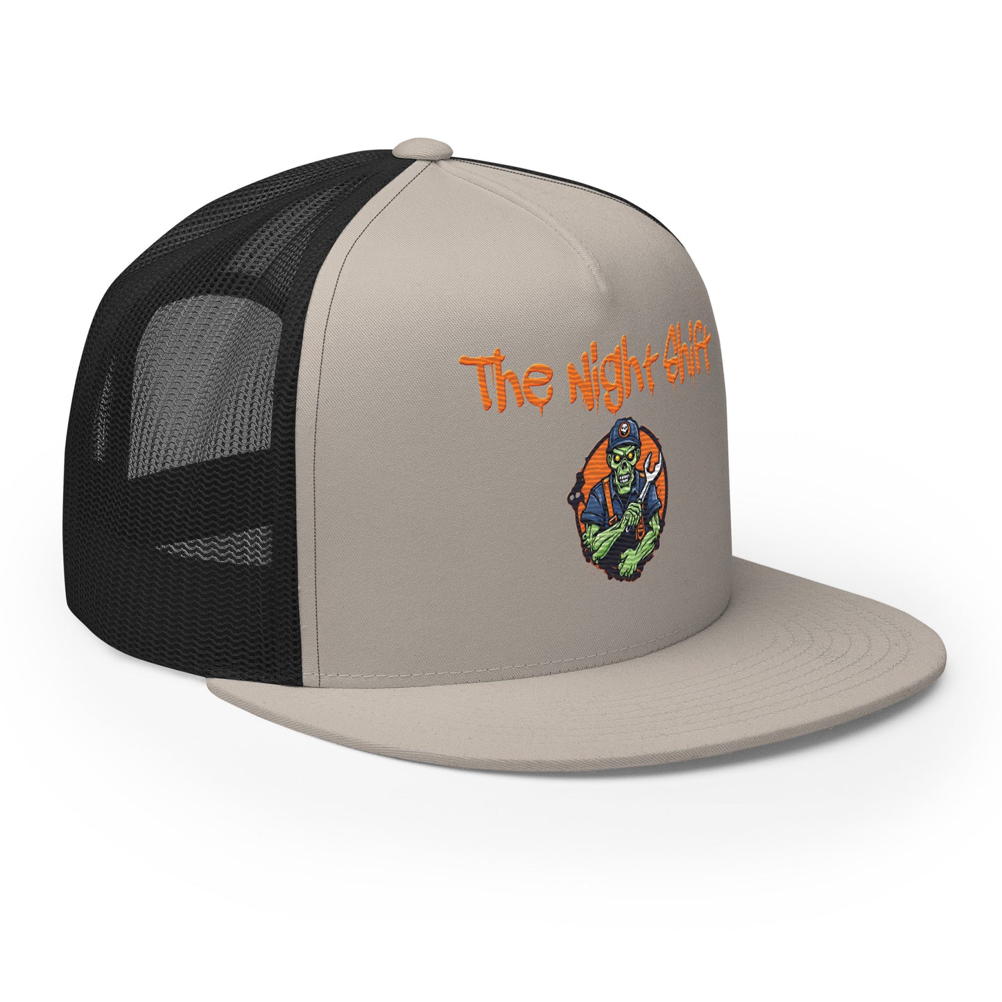 Don't Stop Till You Drop-Embroidered Snapback Trucker Hat The Night Shift Performance Street Gear by The Night Shift Automotive Apparel