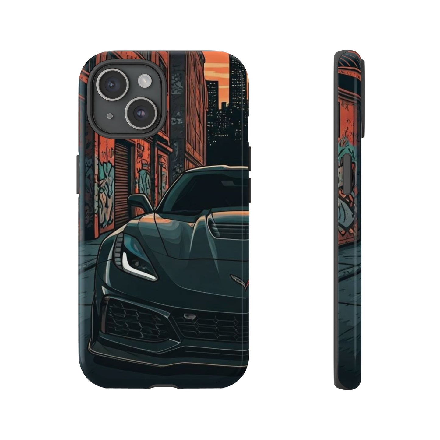 Chevy Corvette C7 Street Life-Dual Layer Ultra Tough Phone Case Printify by The Night Shift Automotive Apparel