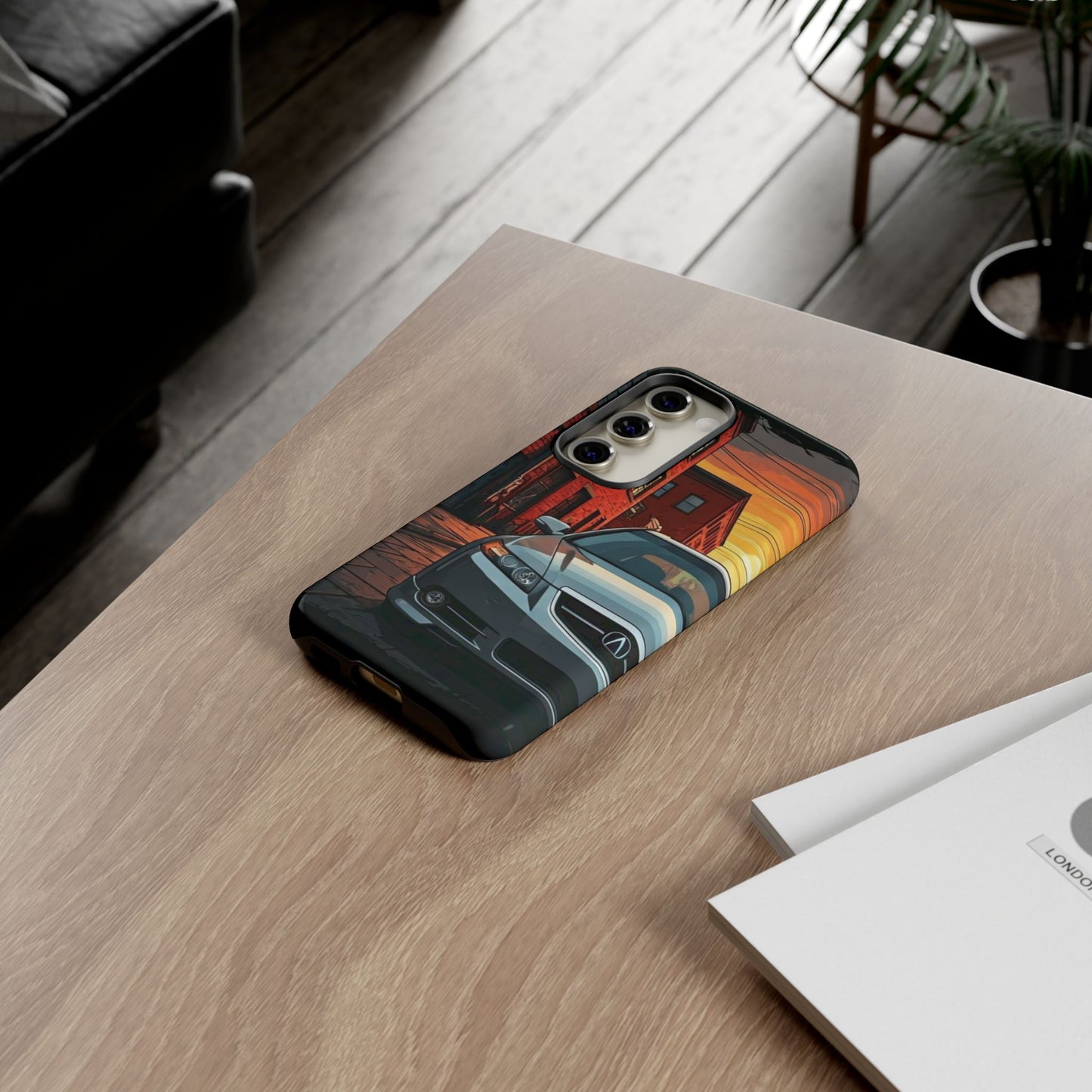 Acura TL Street Life-Dual Layer Ultra Tough Phone Case Samsung Galaxy S23 Glossy Printify by The Night Shift Automotive Apparel