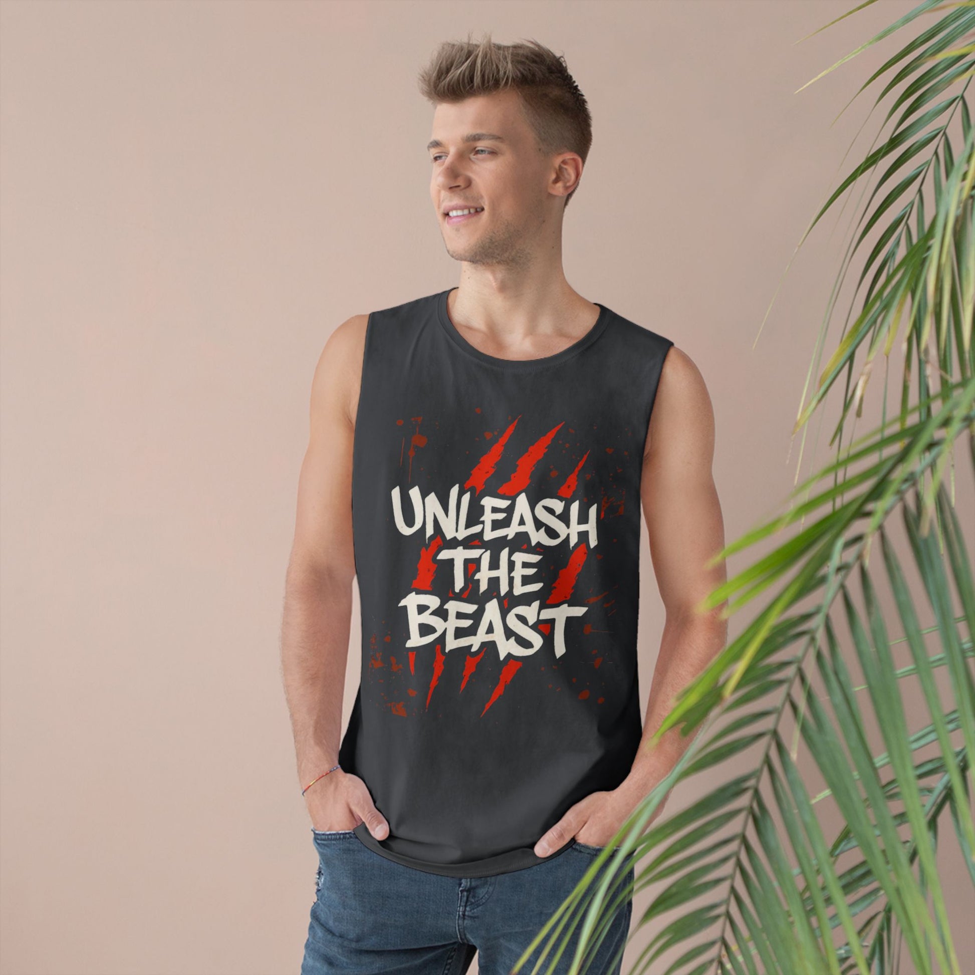 Unleash The Beast - Premium Unisex Barnard Tank Top Printify by The Night Shift Automotive Apparel