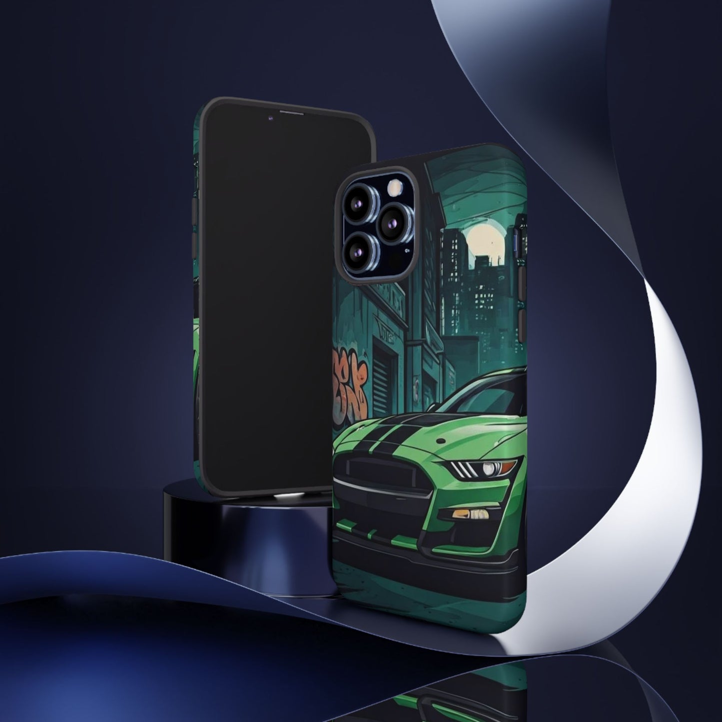 Ford Mustang Shelby GT500 Street Life-Dual Layer Ultra Tough Phone Case iPhone 13 Pro Max Matte Printify by The Night Shift Automotive Apparel
