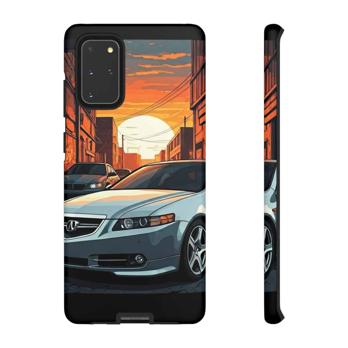 Acura TL Street Life-Dual Layer Ultra Tough Phone Case Samsung Galaxy S20+ Matte Printify by The Night Shift Automotive Apparel