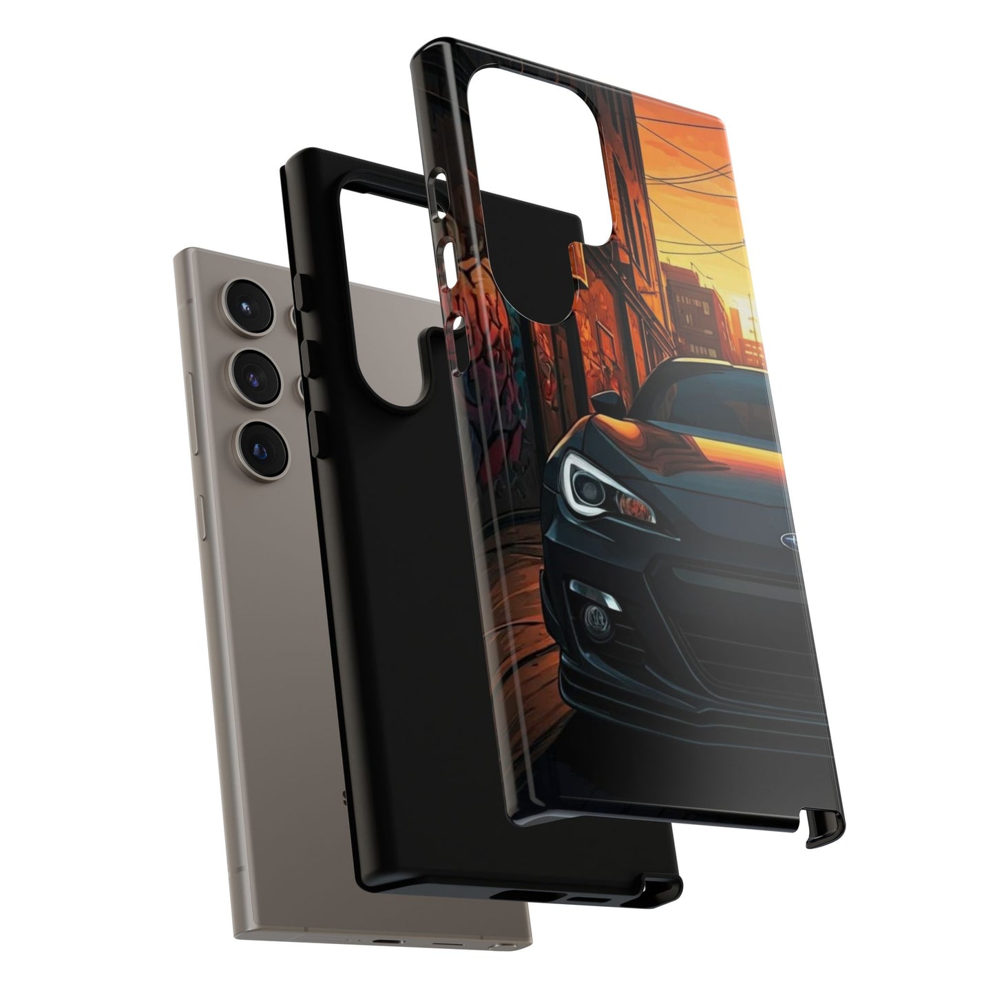Subaru BRZ Street Life-Dual Layer Ultra Tough Phone Case Printify by The Night Shift Automotive Apparel