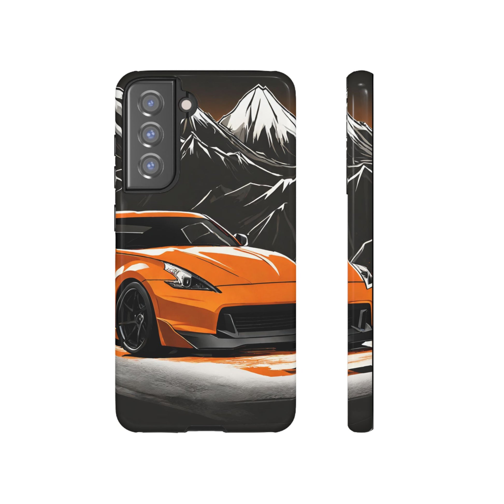 Nissan 370Z Mt Fuji-Dual Layer Ultra Tough Phone Case Printify by The Night Shift Automotive Apparel