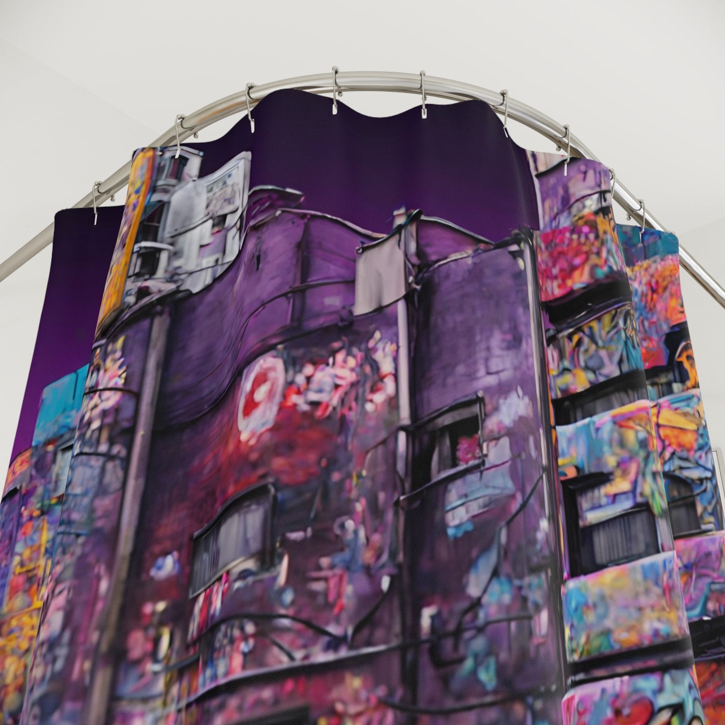 Shower Curtains Printify by The Night Shift Automotive Apparel