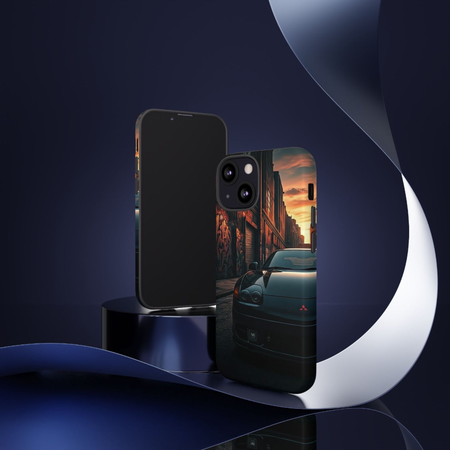 Mitsubishi 3000GT VR4 Street Life-Dual Layer Ultra Tough Phone Case iPhone 13 Mini Matte Printify by The Night Shift Automotive Apparel