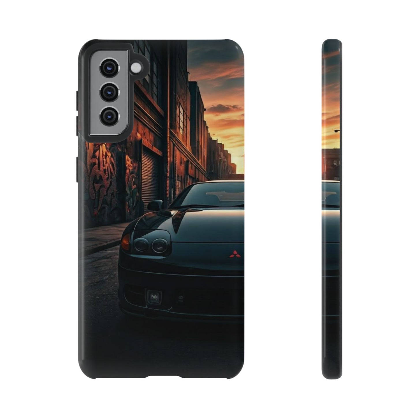 Mitsubishi 3000GT VR4 Street Life-Dual Layer Ultra Tough Phone Case Samsung Galaxy S21 Plus Glossy Printify by The Night Shift Automotive Apparel