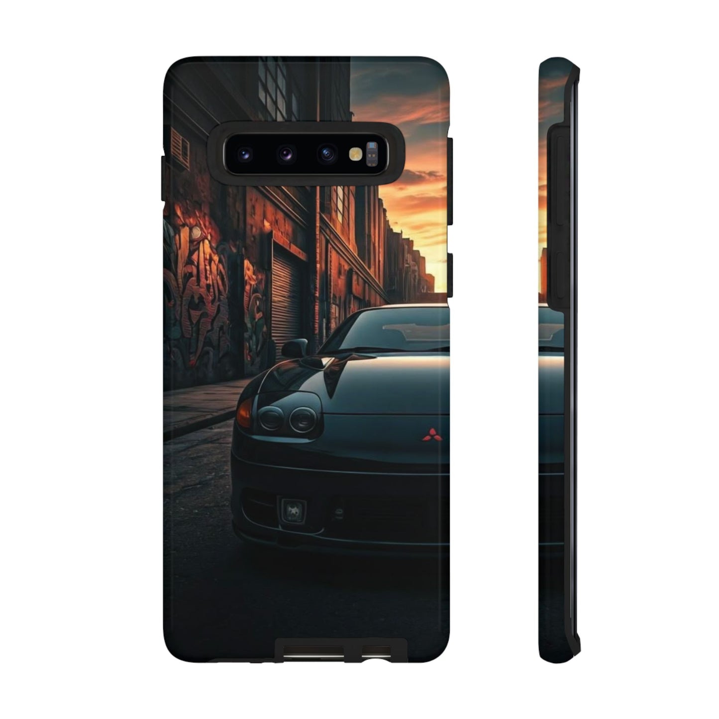 Mitsubishi 3000GT VR4 Street Life-Dual Layer Ultra Tough Phone Case Samsung Galaxy S10 Glossy Printify by The Night Shift Automotive Apparel