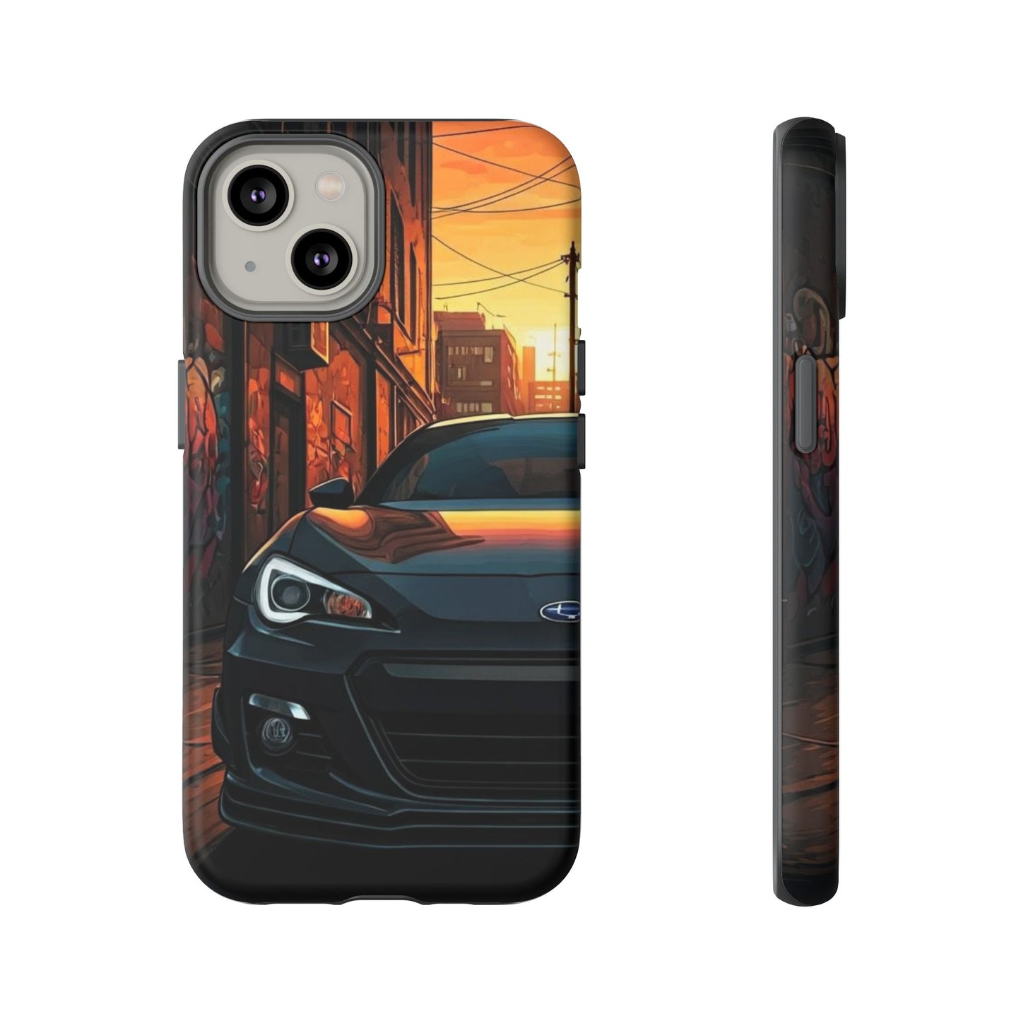 Subaru BRZ Street Life-Dual Layer Ultra Tough Phone Case Printify by The Night Shift Automotive Apparel