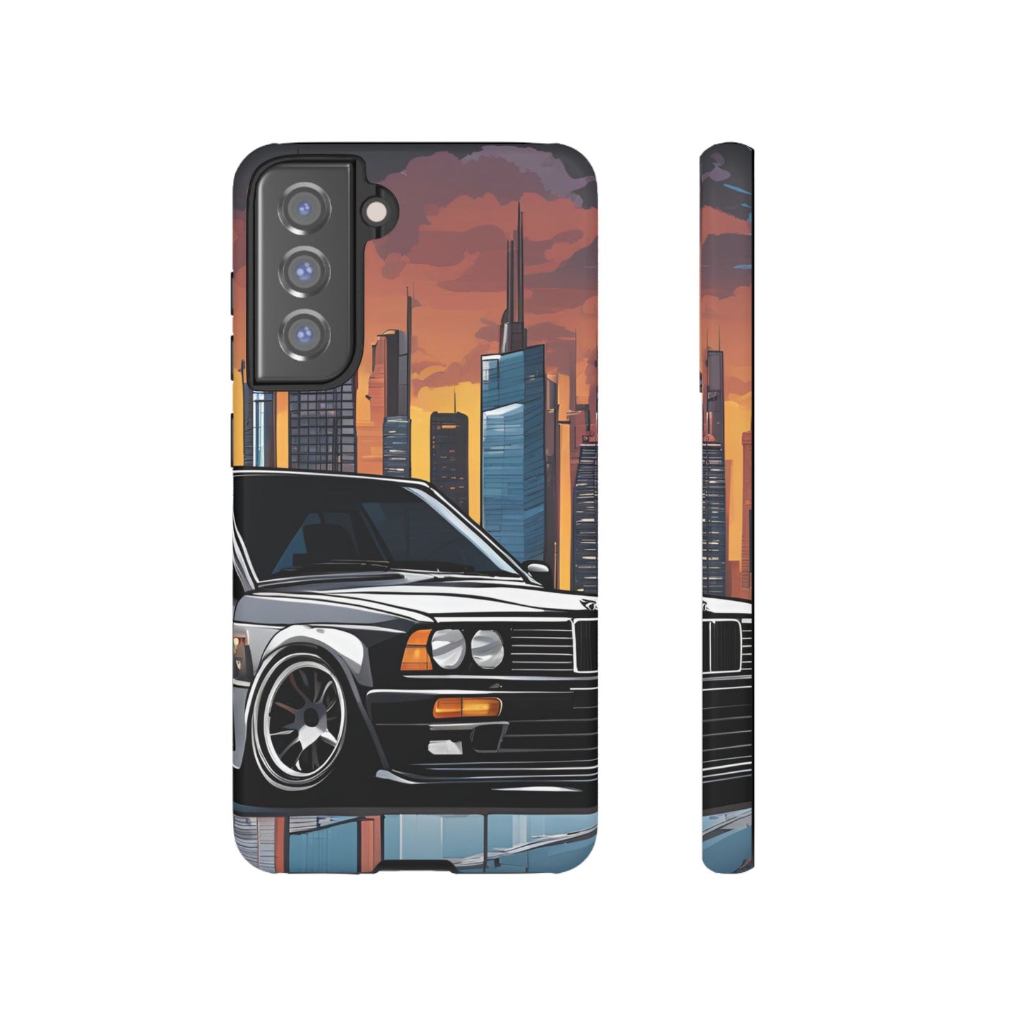 BMW E30 M3-Dual Layer Ultra Tough Phone Case Printify by The Night Shift Automotive Apparel