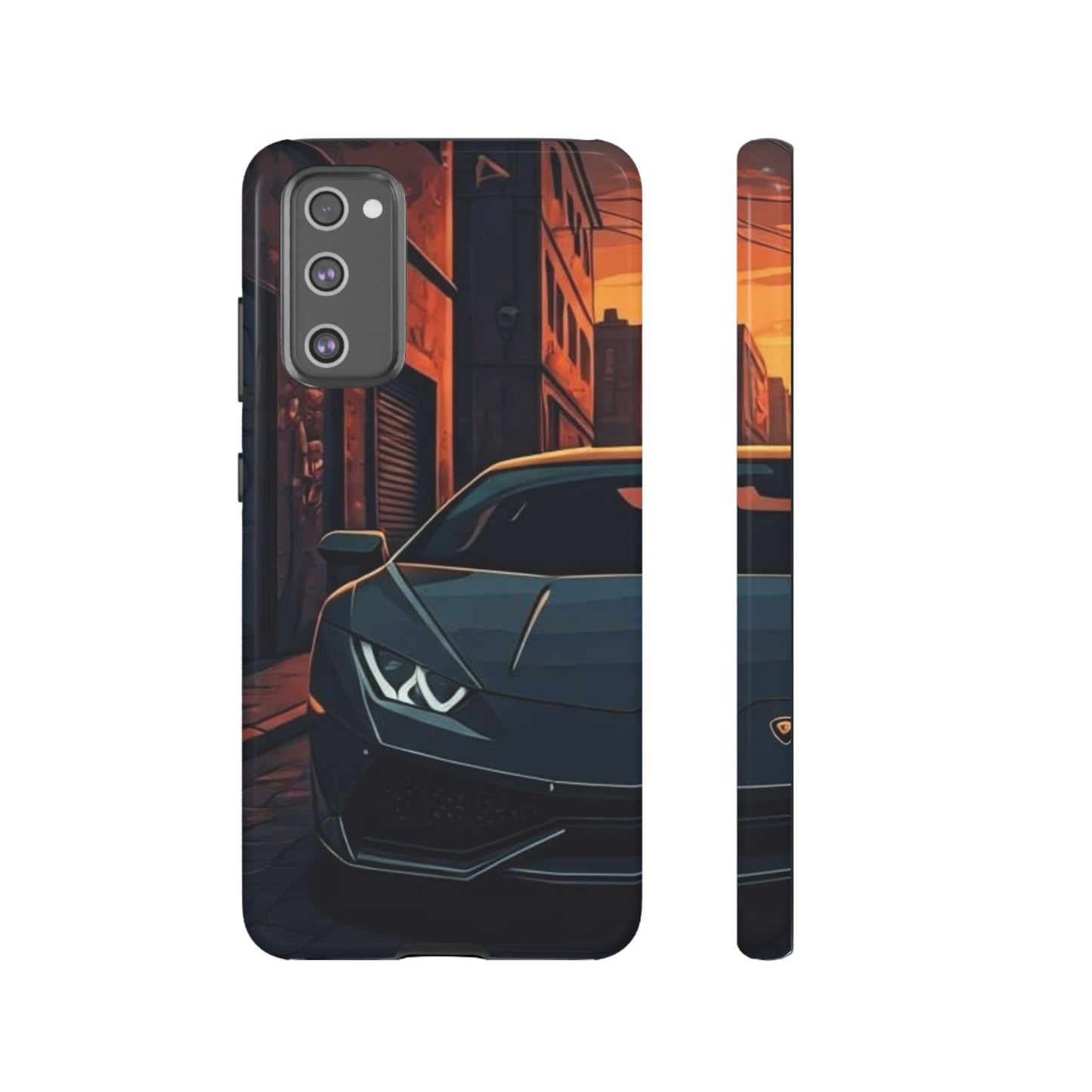 Lamborghini Huracan Street Life-Dual Layer Ultra Tough Phone Case Printify by The Night Shift Automotive Apparel