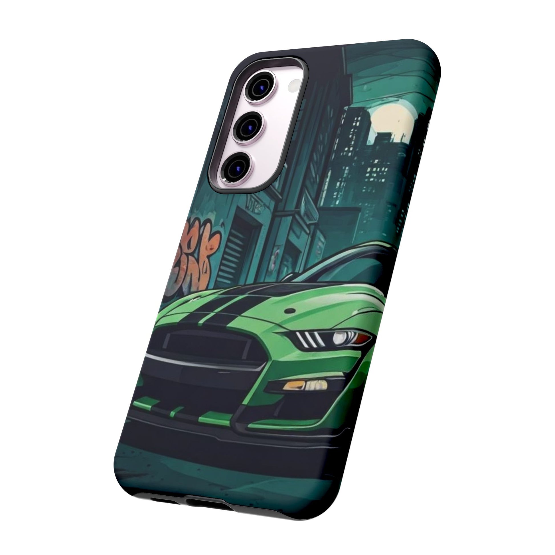 Ford Mustang Shelby GT500 Street Life-Dual Layer Ultra Tough Phone Case Printify by The Night Shift Automotive Apparel