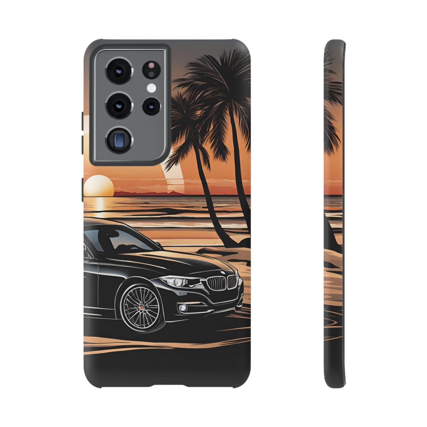 BMW Sunset On The Beach-Dual Layer Ultra Tough Phone Case Samsung Galaxy S21 Ultra Matte Printify by The Night Shift Automotive Apparel