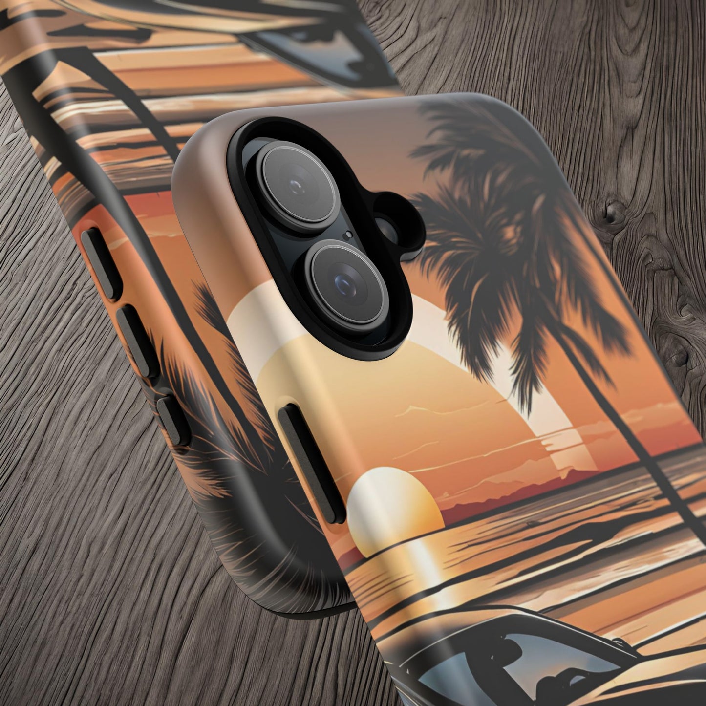 BMW Sunset On The Beach-Dual Layer Ultra Tough Phone Case Printify by The Night Shift Automotive Apparel