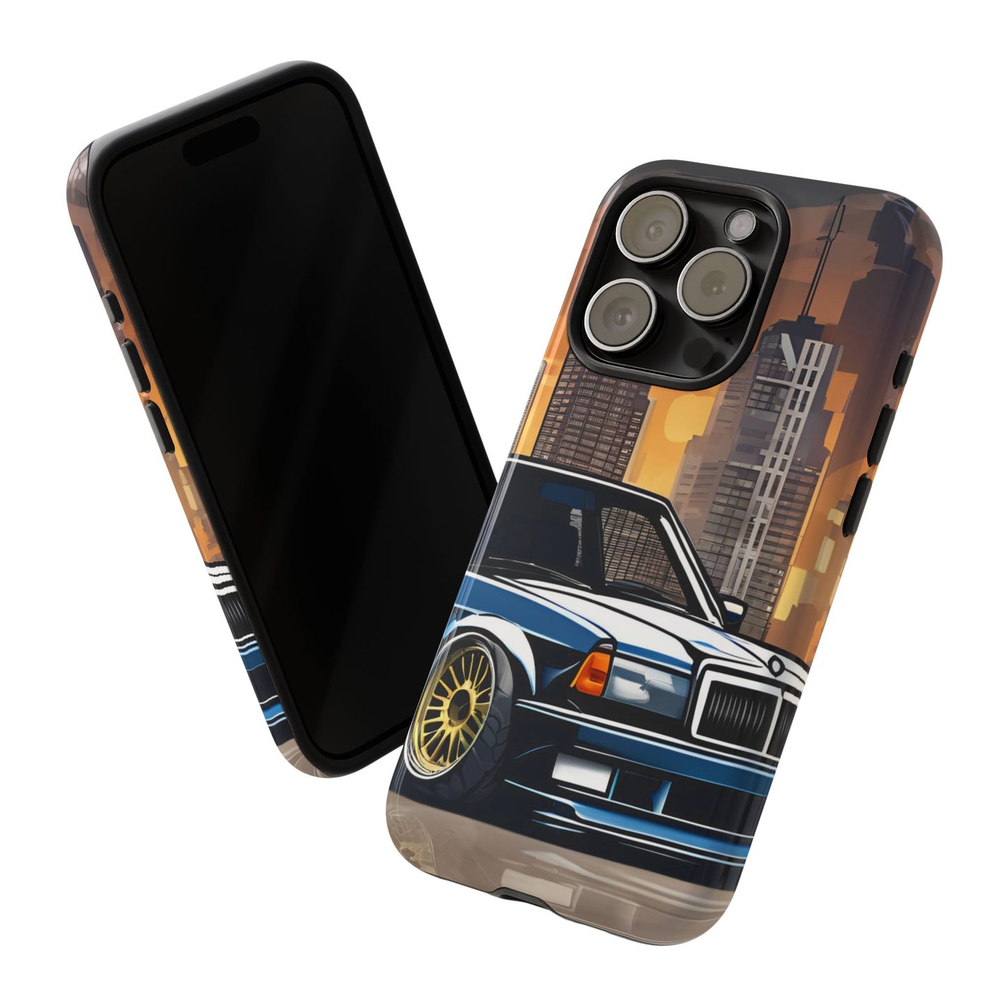 Mercedes Benz 190e Evo-Dual Layer Ultra Tough Phone Case Printify by The Night Shift Automotive Apparel