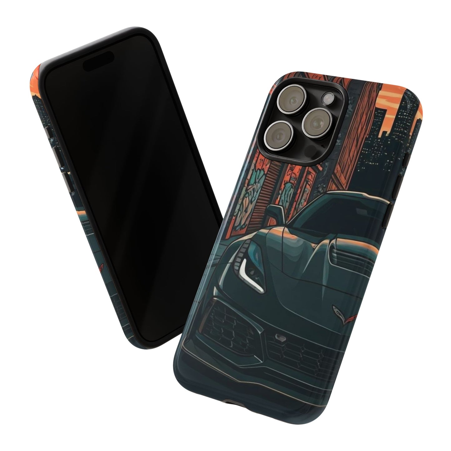 Chevy Corvette C7 Street Life-Dual Layer Ultra Tough Phone Case Printify by The Night Shift Automotive Apparel