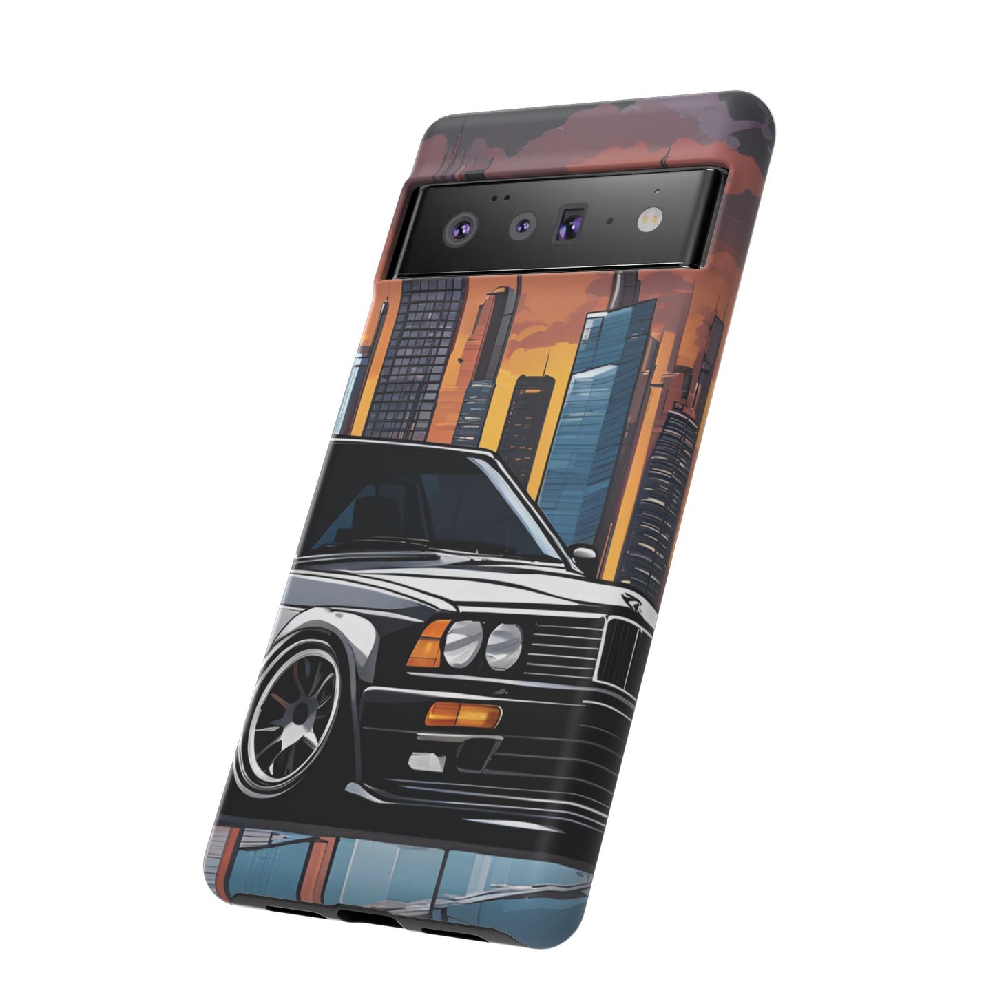 BMW E30 M3-Dual Layer Ultra Tough Phone Case Printify by The Night Shift Automotive Apparel
