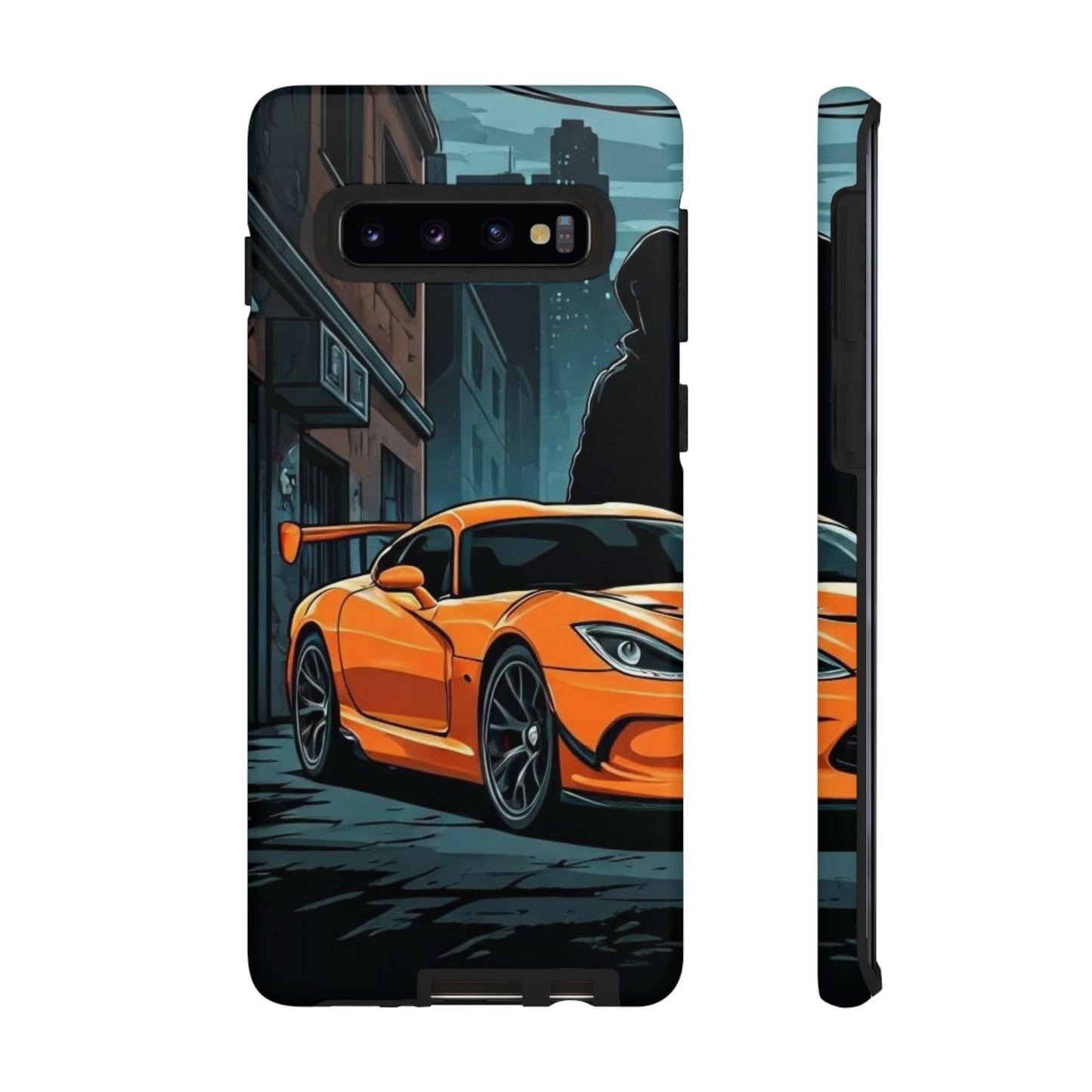 Dodge Viper SRT-10 Street Life-Dual Layer Ultra Tough Phone Case Samsung Galaxy S10 Matte Printify by The Night Shift Automotive Apparel
