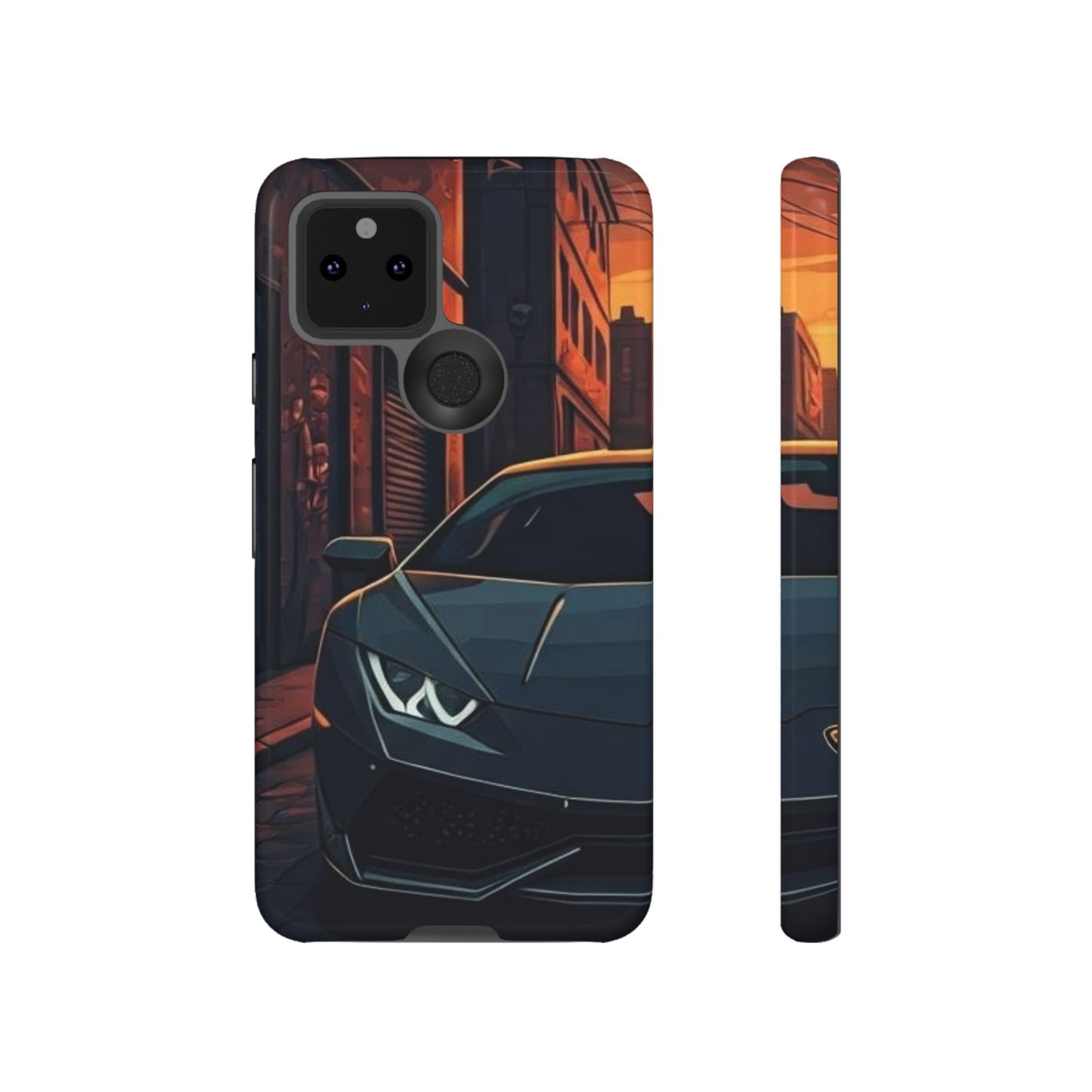 Lamborghini Huracan Street Life-Dual Layer Ultra Tough Phone Case Printify by The Night Shift Automotive Apparel