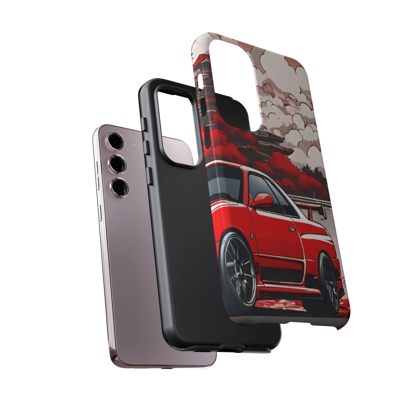 Nissan Skyline R34-Dual Layer Ultra Tough Phone Case Printify by The Night Shift Automotive Apparel