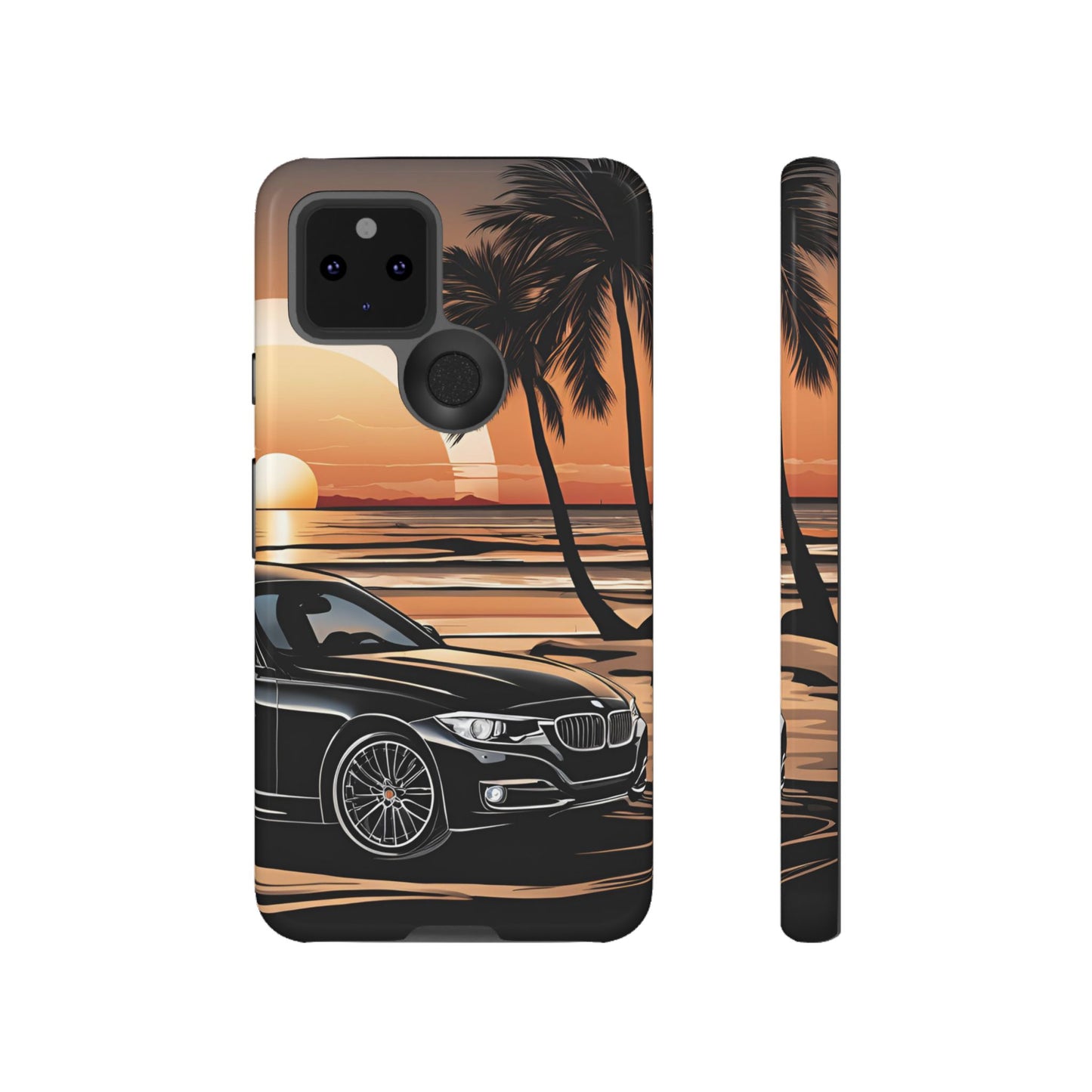 BMW Sunset On The Beach-Dual Layer Ultra Tough Phone Case Printify by The Night Shift Automotive Apparel