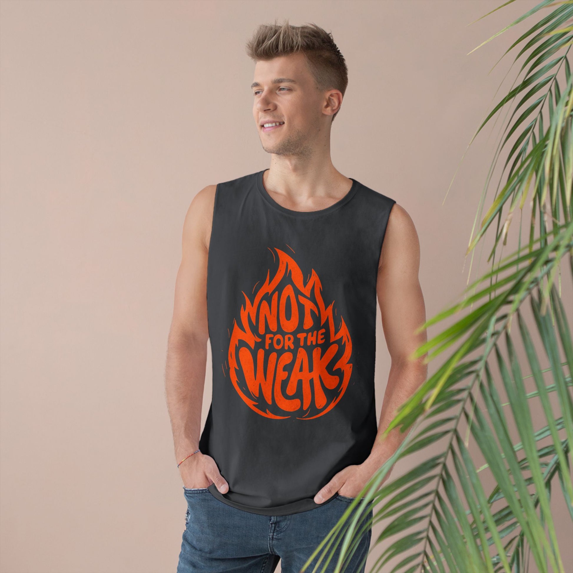 Not For The Weak - Premium Unisex Barnard Tank Top Printify by The Night Shift Automotive Apparel