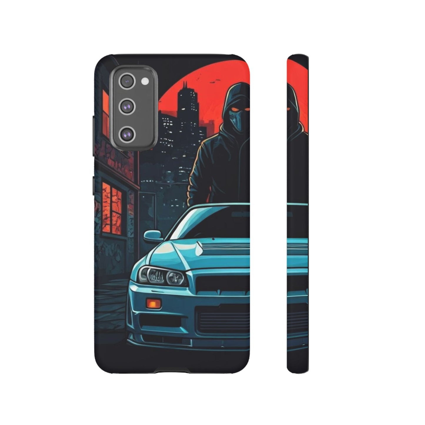 Nissan Skyline R34 Street Life-Dual Layer Ultra Tough Phone Case Printify by The Night Shift Automotive Apparel