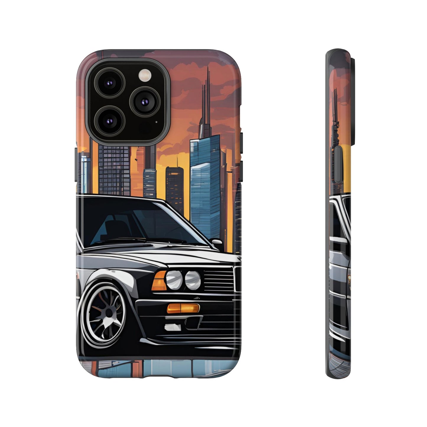 BMW E30 M3-Dual Layer Ultra Tough Phone Case Printify by The Night Shift Automotive Apparel