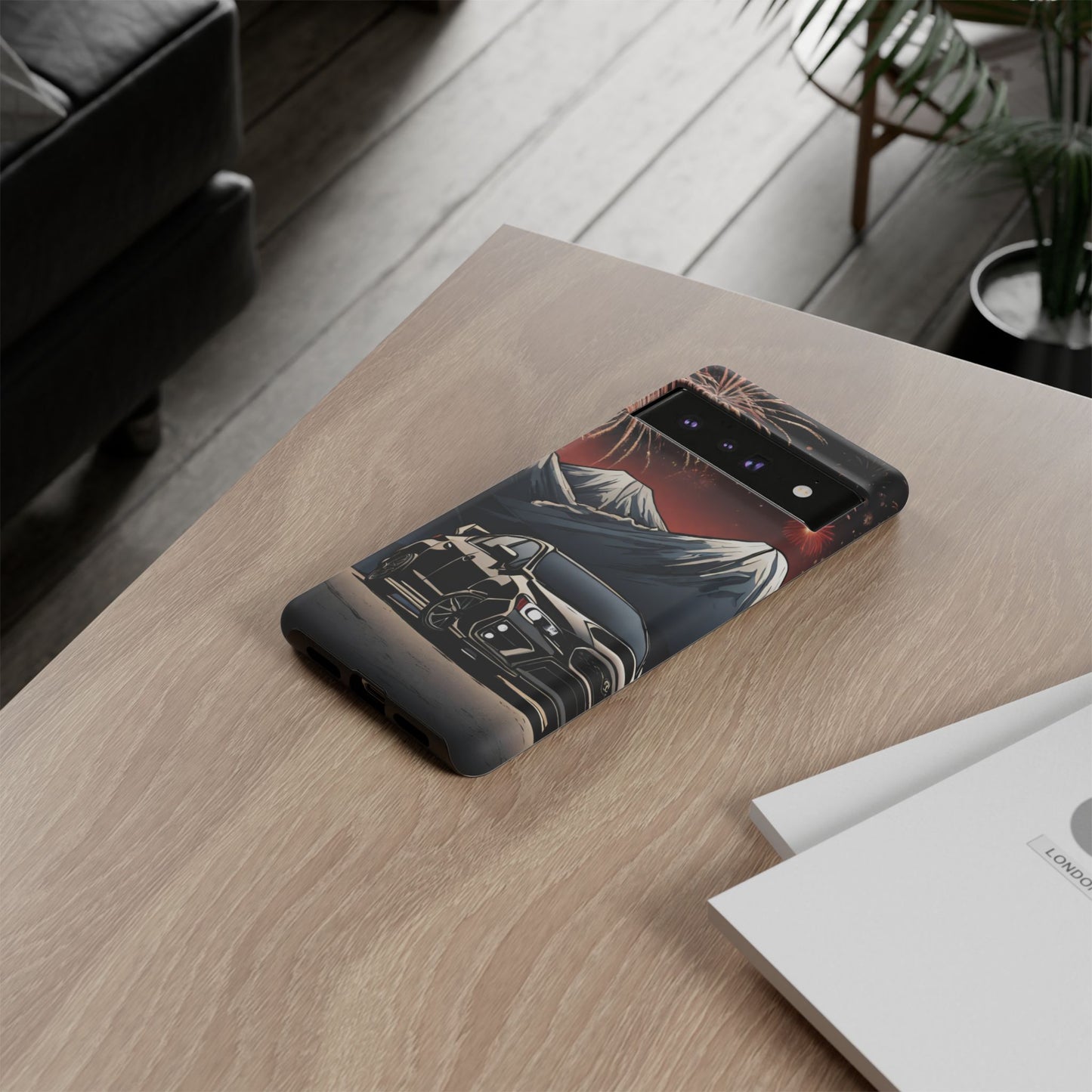 Subaru WRX/STI Fireworks-Dual Layer Ultra Tough Phone Case Google Pixel 6 Pro Matte Printify by The Night Shift Automotive Apparel