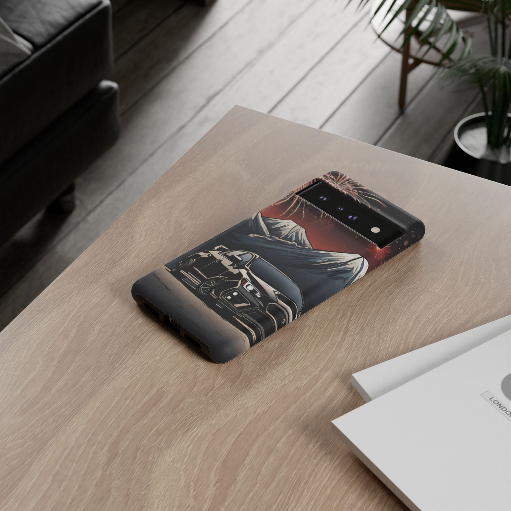 Subaru WRX/STI Fireworks-Dual Layer Ultra Tough Phone Case Google Pixel 6 Pro Matte Printify by The Night Shift Automotive Apparel