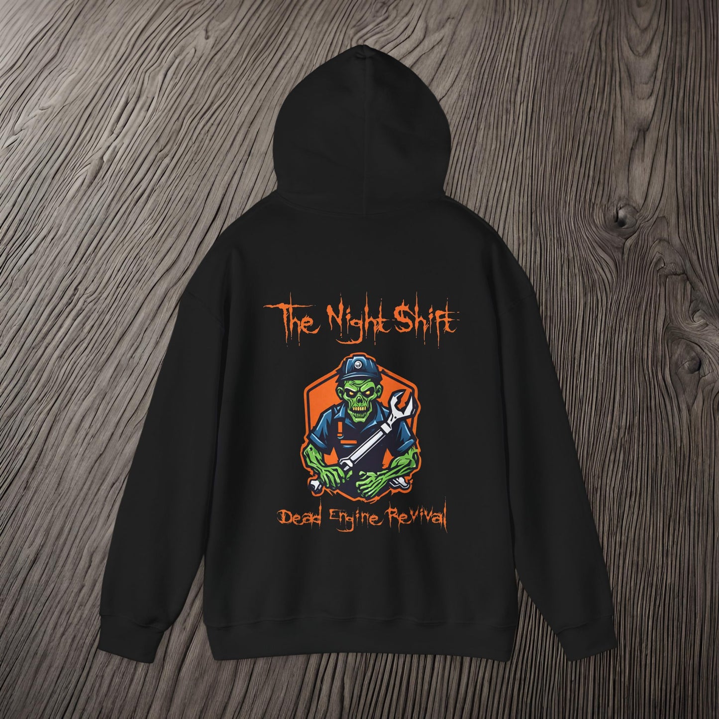 Zombie Dead Engine Revival-Ultra Soft, Premium Hoodie Printify by The Night Shift Automotive Apparel