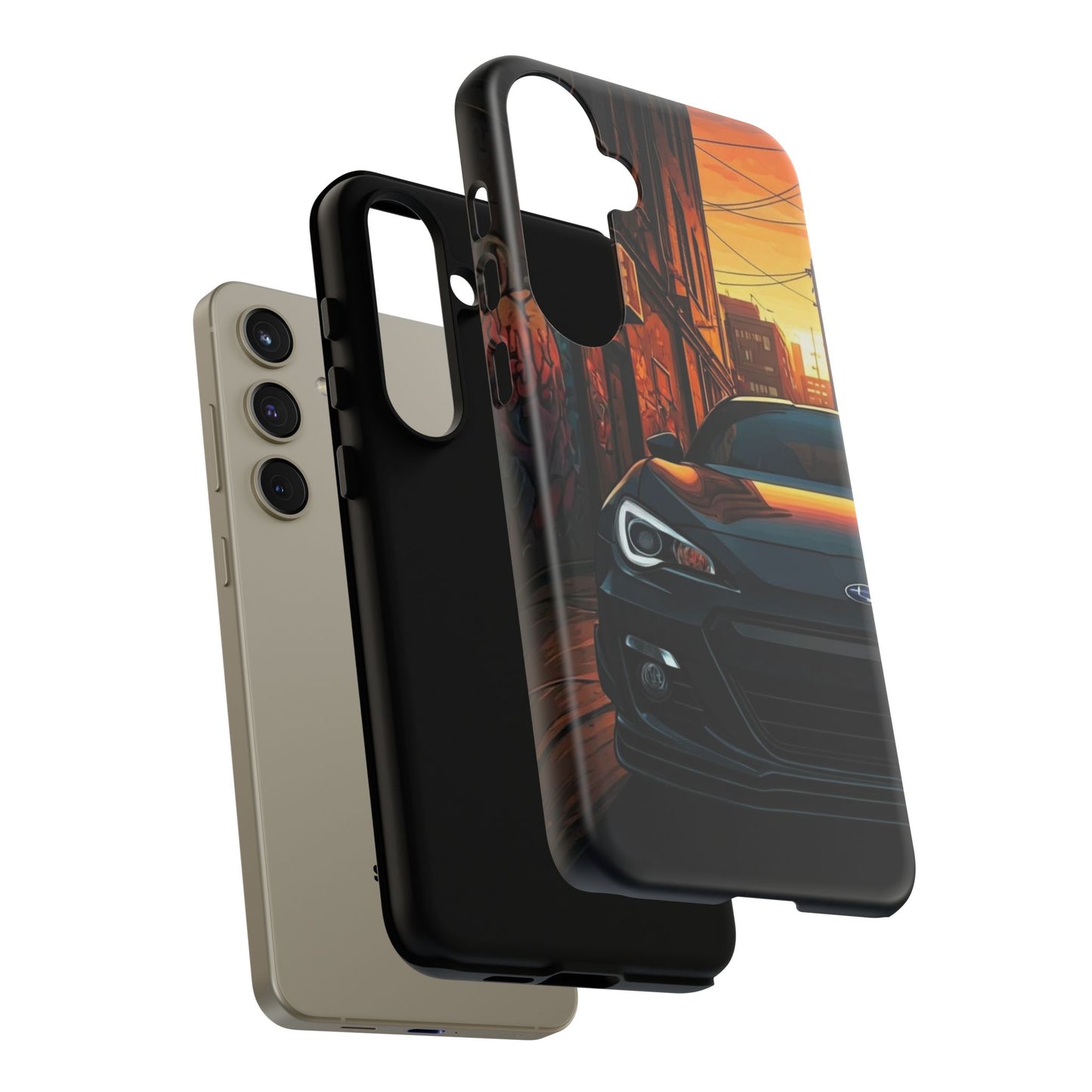 Subaru BRZ Street Life-Dual Layer Ultra Tough Phone Case Printify by The Night Shift Automotive Apparel