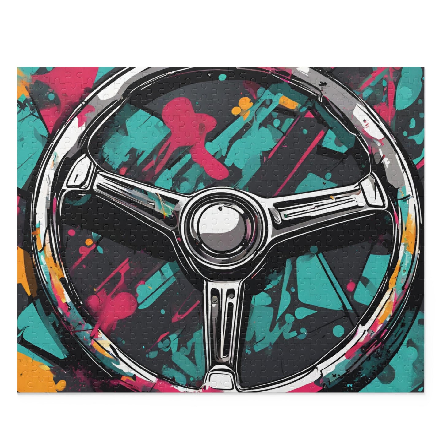 Puzzle (500-Piece) 20" × 16" (500 pcs) Printify by The Night Shift Automotive Apparel