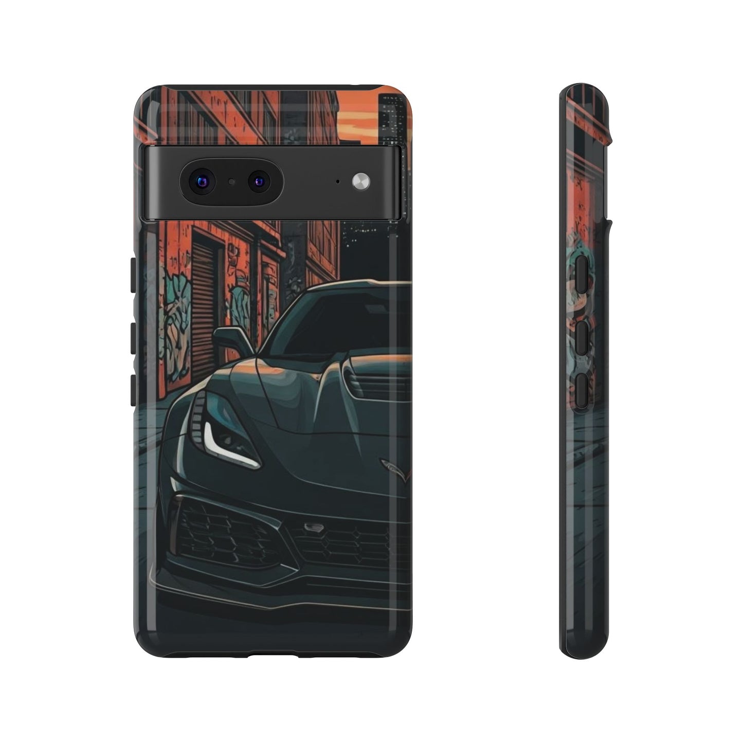 Chevy Corvette C7 Street Life-Dual Layer Ultra Tough Phone Case Printify by The Night Shift Automotive Apparel