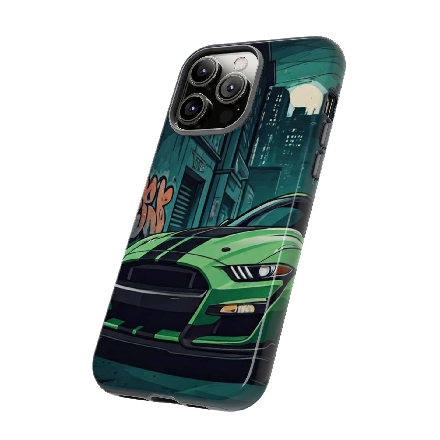 Ford Mustang Shelby GT500 Street Life-Dual Layer Ultra Tough Phone Case Printify by The Night Shift Automotive Apparel