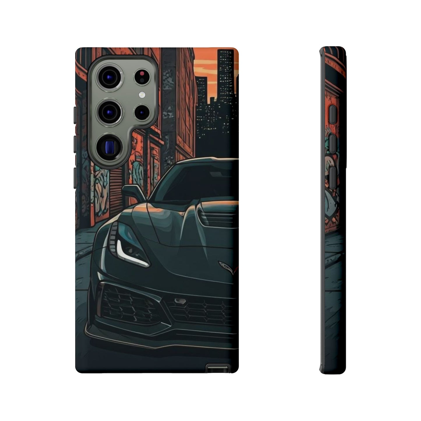 Chevy Corvette C7 Street Life-Dual Layer Ultra Tough Phone Case Printify by The Night Shift Automotive Apparel