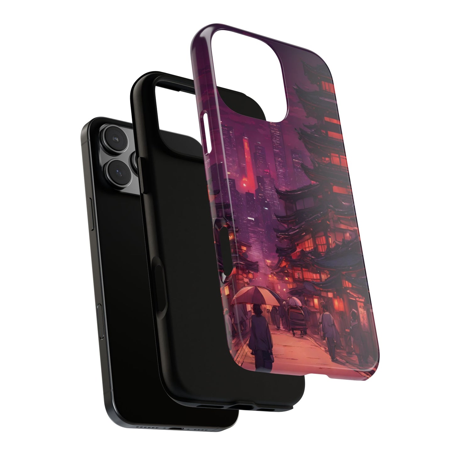 Traditional Japanese Village Countryside-Dual Layer Ultra Tough Phone Case Printify by The Night Shift Automotive Apparel