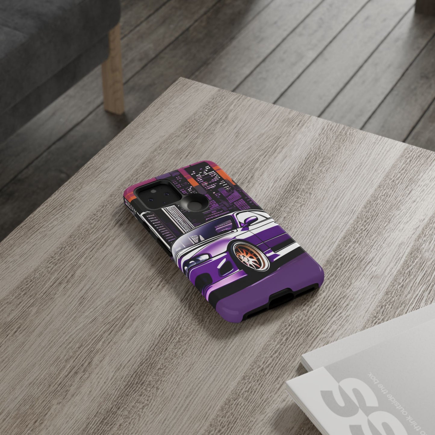 Nissan 240sx S15-Dual Layer Ultra Tough Phone Case Google Pixel 5 5G Glossy Printify by The Night Shift Automotive Apparel