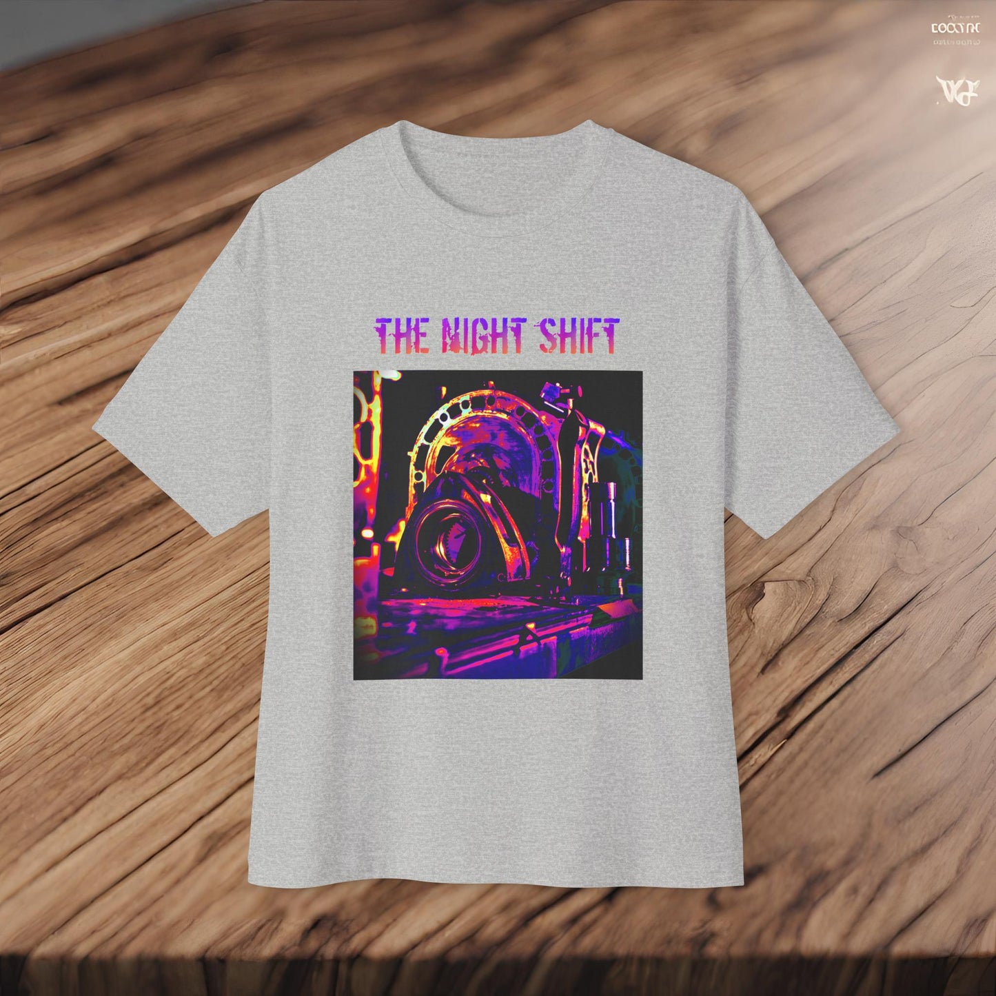 13B-REW Synthwave-Premium, Ultra Soft Unisex Oversized Boxy Tee Printify by The Night Shift Automotive Apparel