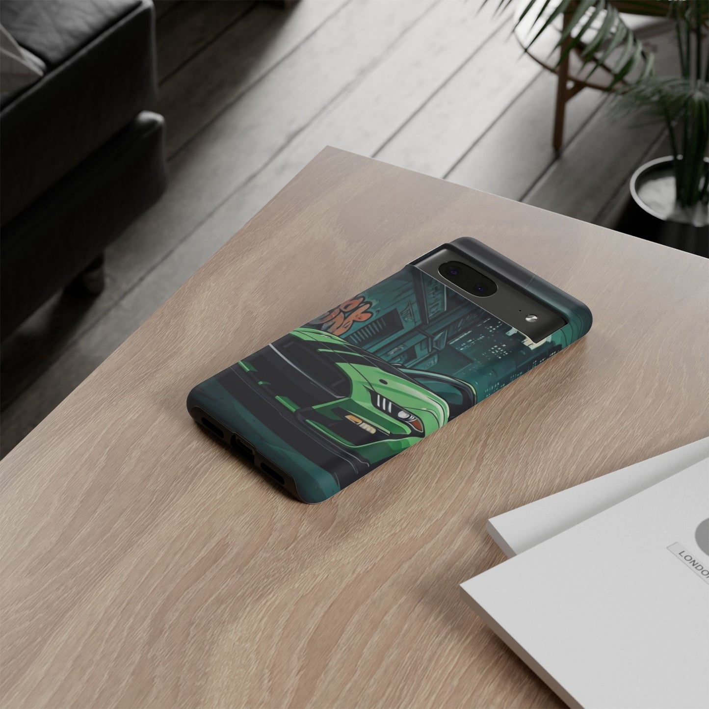 Ford Mustang Shelby GT500 Street Life-Dual Layer Ultra Tough Phone Case Google Pixel 7 Matte Printify by The Night Shift Automotive Apparel