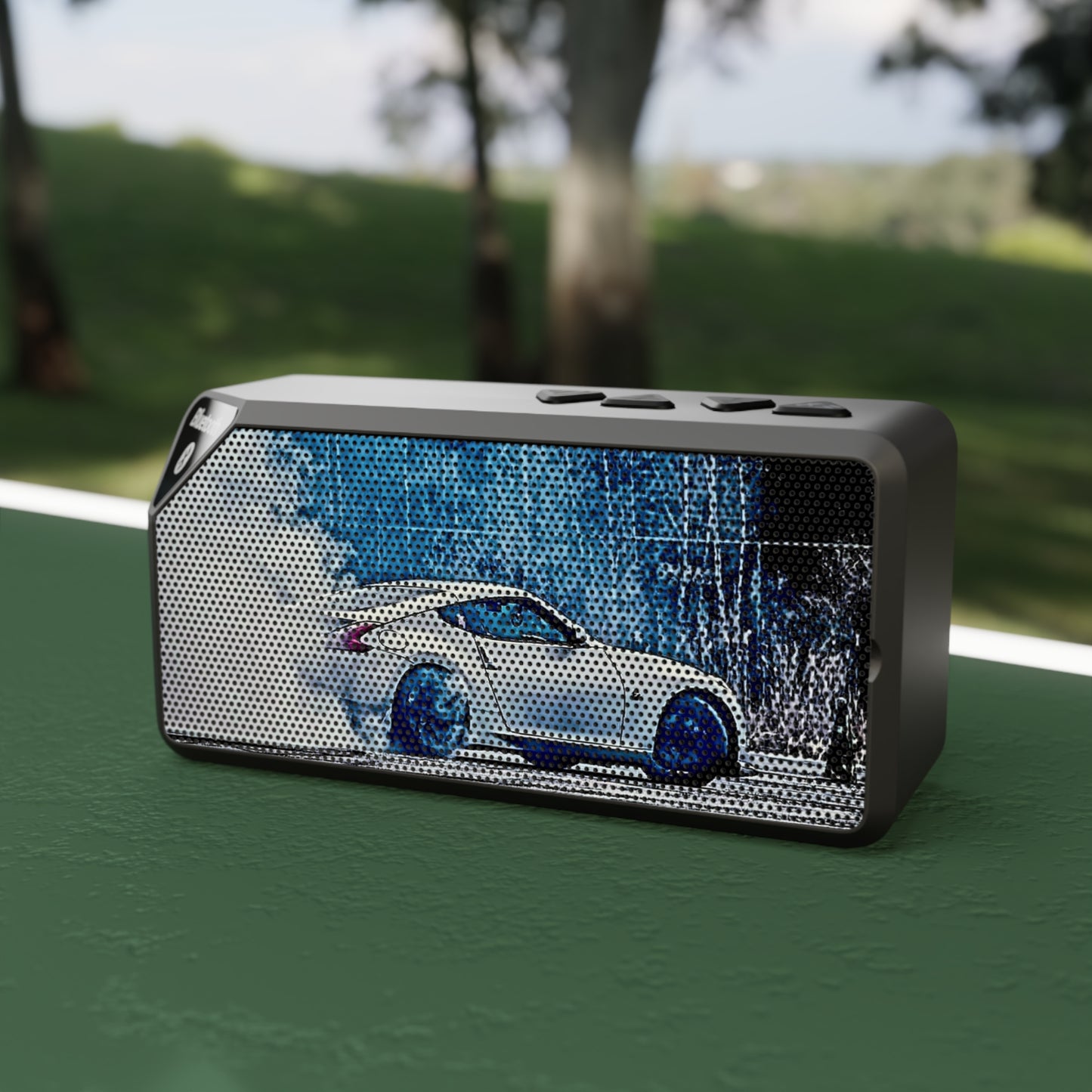 Nissan 370z Smoke Show-Jabba Bluetooth Speaker Printify by The Night Shift Automotive Apparel