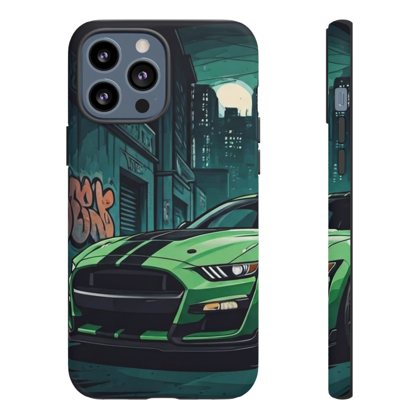 Ford Mustang Shelby GT500 Street Life-Dual Layer Ultra Tough Phone Case Printify by The Night Shift Automotive Apparel