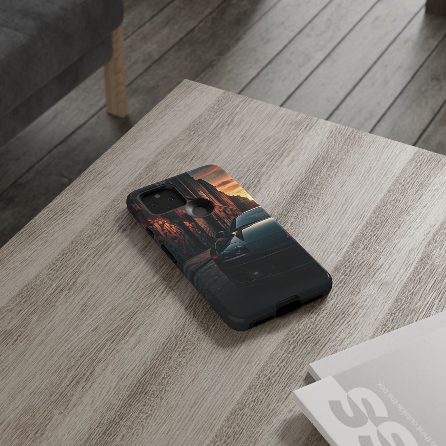 Mitsubishi 3000GT VR4 Street Life-Dual Layer Ultra Tough Phone Case Google Pixel 5 5G Glossy Printify by The Night Shift Automotive Apparel