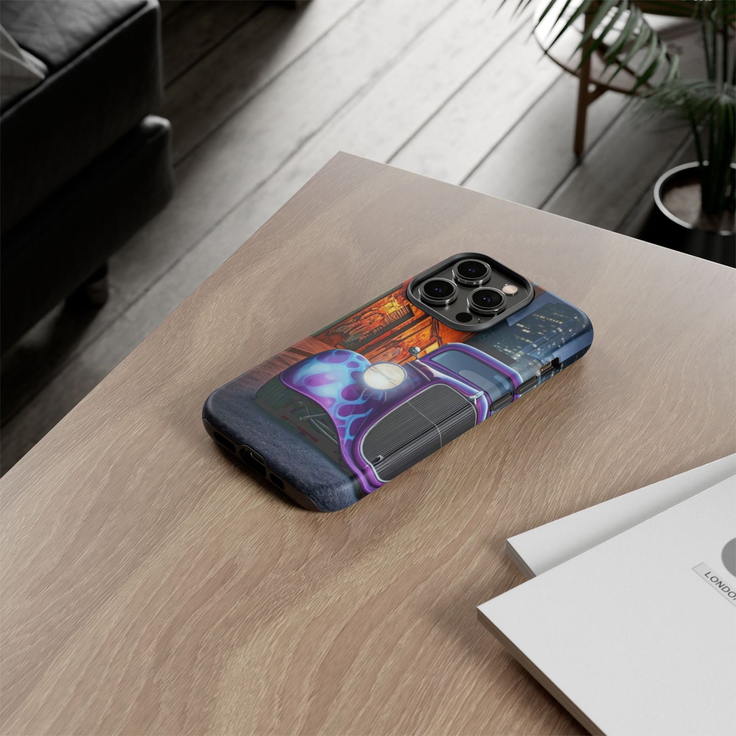 1934 Ford Street Life-Dual Layer Ultra Tough Phone Case iPhone 14 Pro Matte Printify by The Night Shift Automotive Apparel