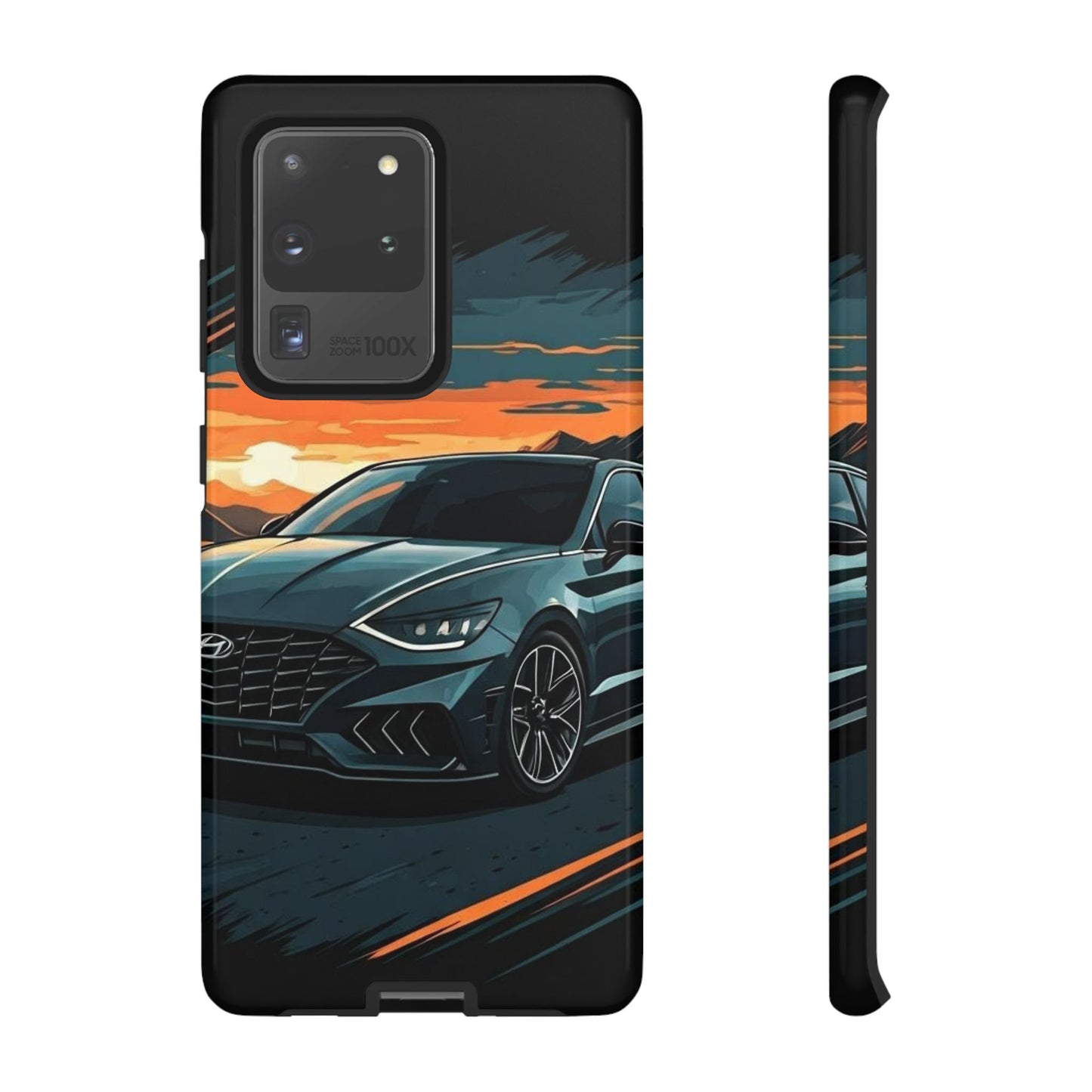 Hyundai Sonata-Sunset Drive-Dual Layer Ultra Tough Phone Case Samsung Galaxy S20 Ultra Glossy Printify by The Night Shift Automotive Apparel