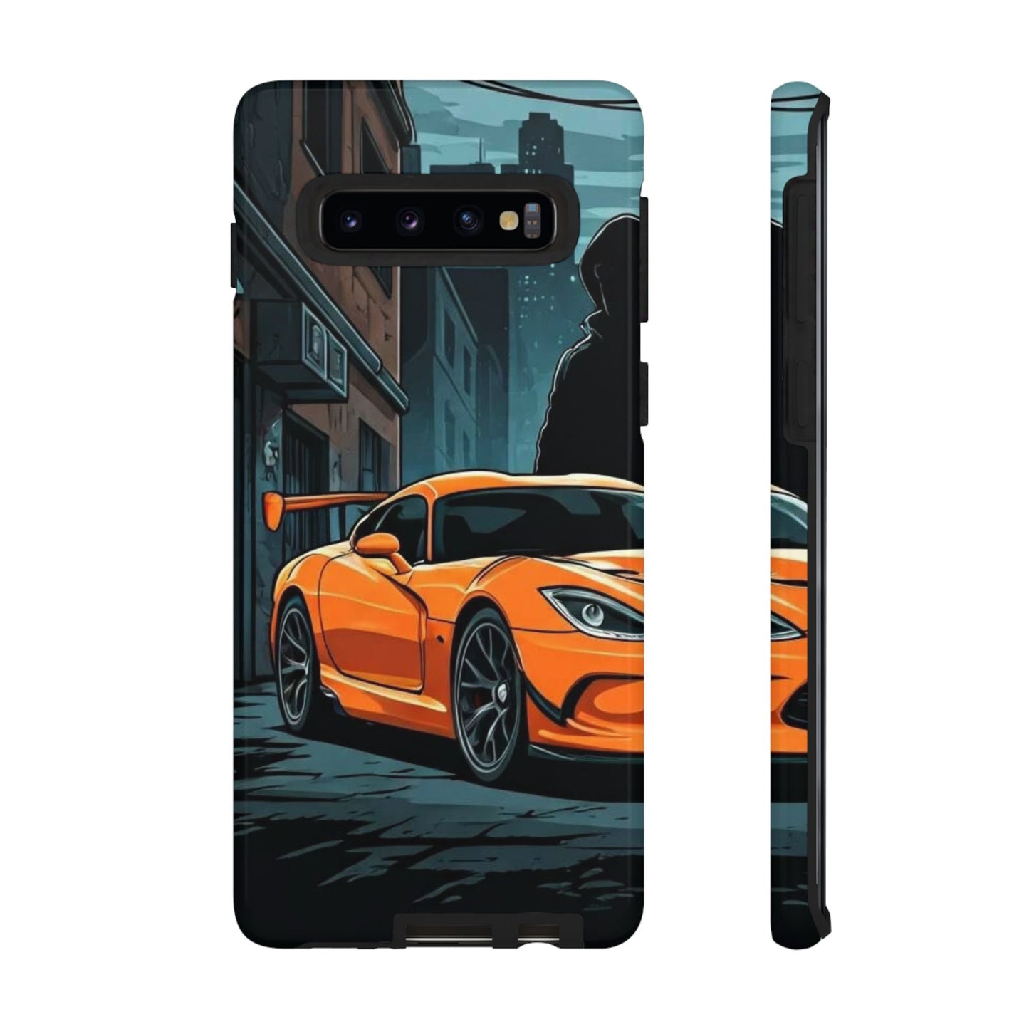 Dodge Viper SRT-10 Street Life-Dual Layer Ultra Tough Phone Case Samsung Galaxy S10 Glossy Printify by The Night Shift Automotive Apparel