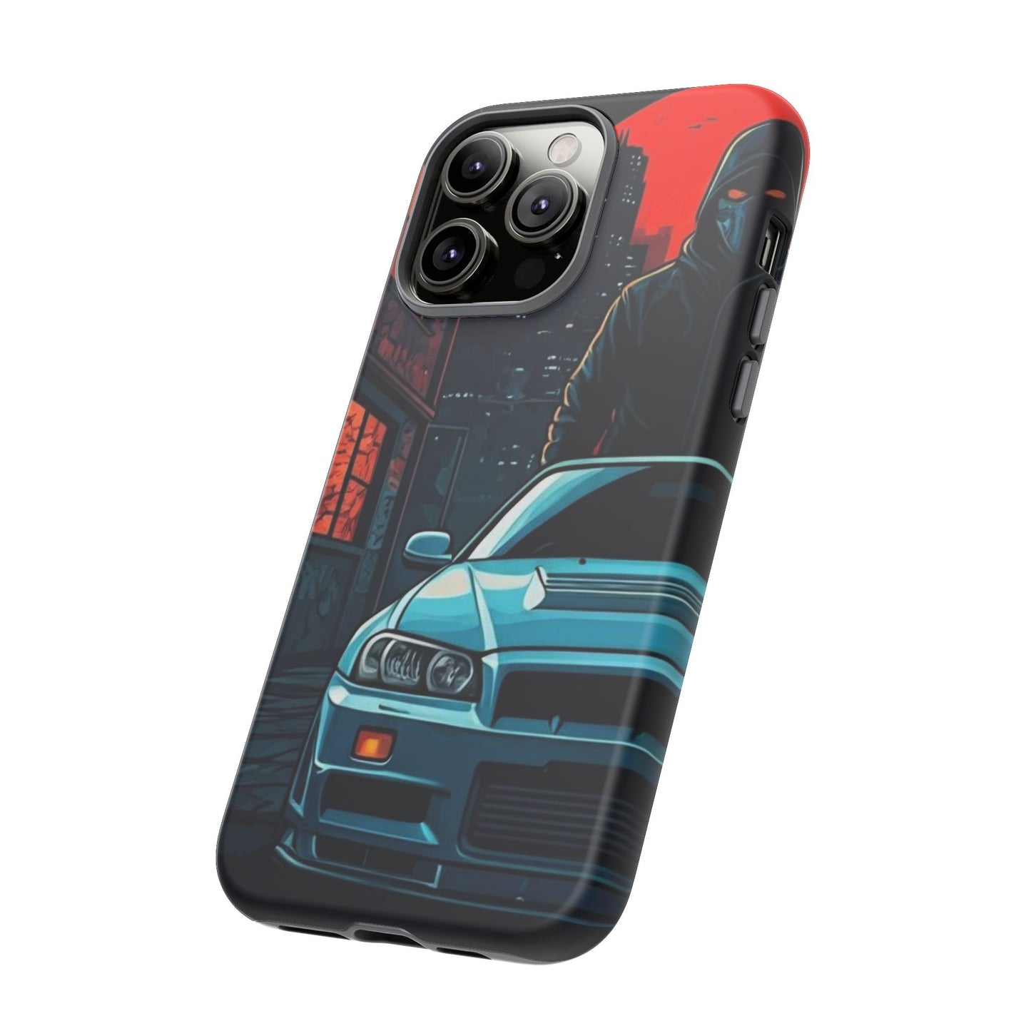 Nissan Skyline R34 Street Life-Dual Layer Ultra Tough Phone Case Printify by The Night Shift Automotive Apparel