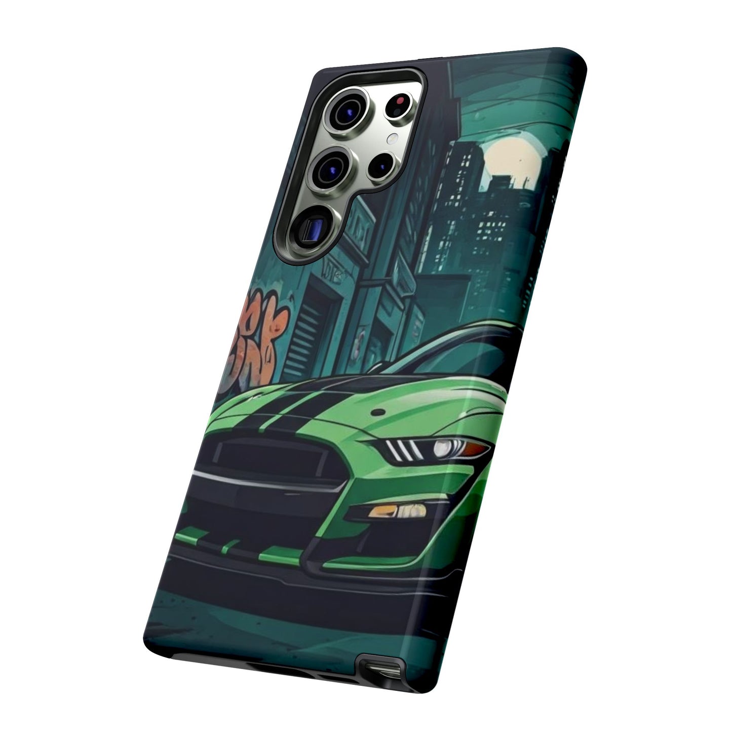 Ford Mustang Shelby GT500 Street Life-Dual Layer Ultra Tough Phone Case Printify by The Night Shift Automotive Apparel